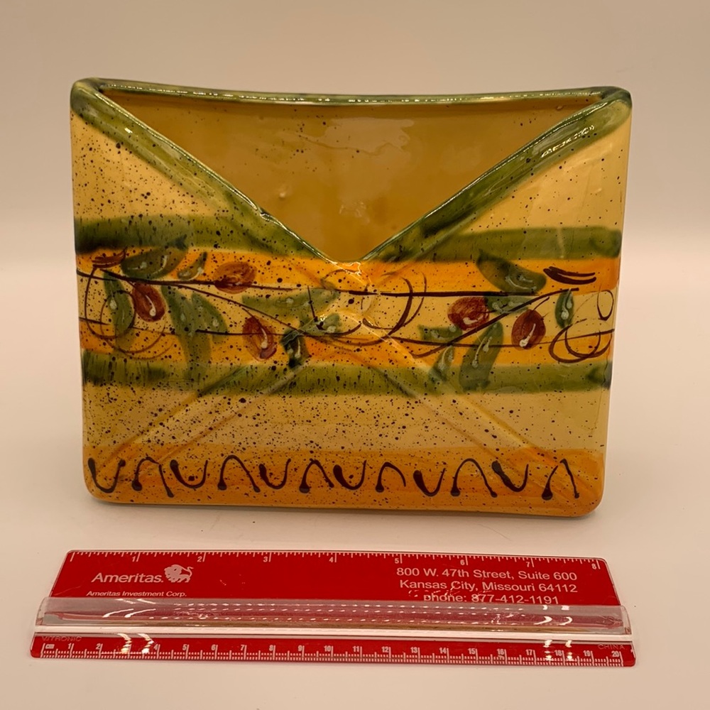 Desk Top Ceramic Letter Pocket